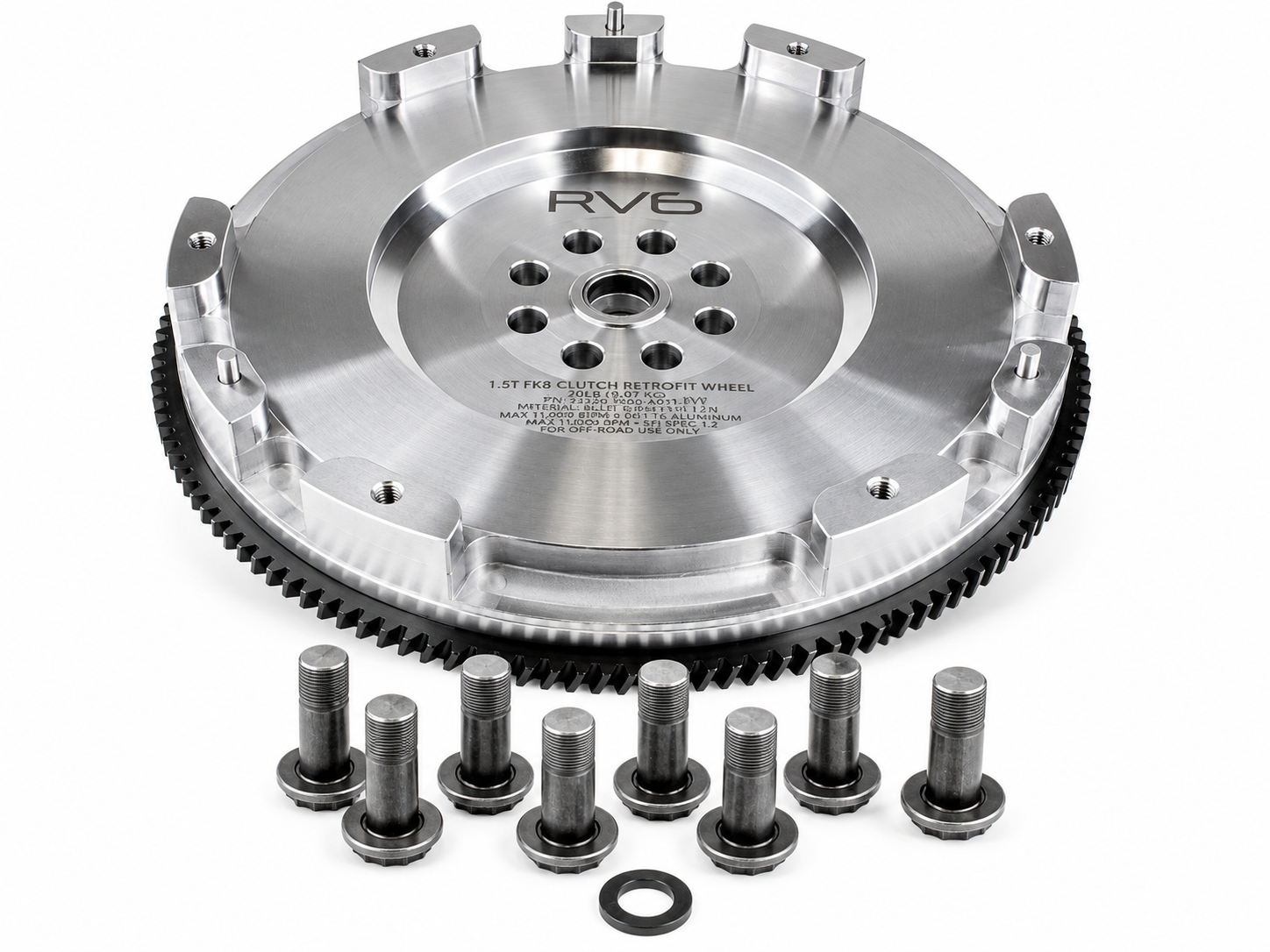 RV6 16-25 Civic 1.5T FK8 Clutch Retrofit Flywheel